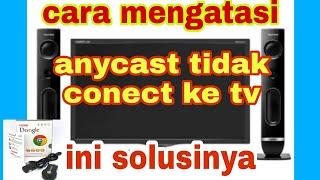 SOLUSINYA JIKA LAYAR HP TIDAK TERHUBUNG KE TV menggunakan HDMI dongle Anycast