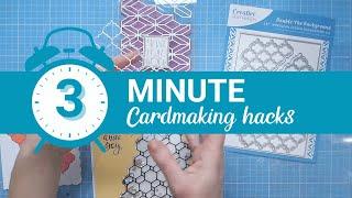 3 Minute Cardmaking Hack - Glueing down INTRICATE die cuts