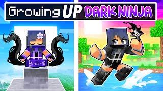 GROWING UP as a DARK NINJA in Minecraft!