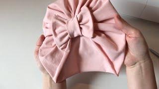 Как сшить тюрбан с бантиком своими руками! Turban, hand made, DIY