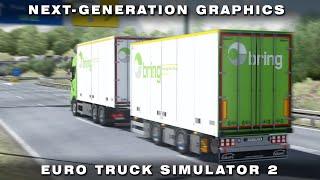 NEXT-GENERATION GRAPHICS EURO TRUCK SIMULATOR 2 | BETTER THAN V1.40?! | 4K 60FPS