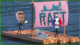 HOW TO PAINT YOUR RAFT | Raft Lets Play #12