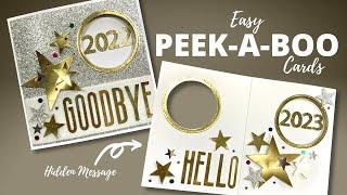 Peek A Boo Cards! Made REALLY EASY!!!