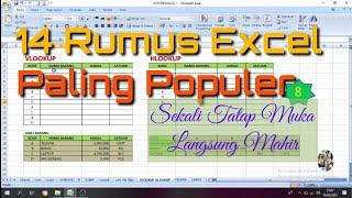 14 Rumus Excel Paling Populer Yang Sering Digunakan