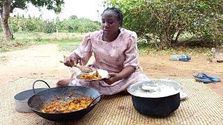 African Village Life//Cooking Most Appetizing Delicious Village Food for Dinner