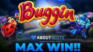 INSANE MAX WIN ON BUGGIN by ELK STUDIOS 