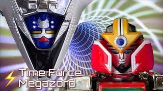 Deluxe Time Force Megazord 2001 toy review (Power Rangers Time Force Season 9)