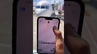 Track any flight!  iPhone trick, tips️        #imessage #iphonetricks #appletips #traveling #flight