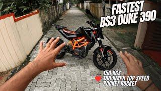 The Fastest BS3 Duke 390 ! Fully Modified Walkaround! Vere Level! OG Pocket Rocket! in Malayalam
