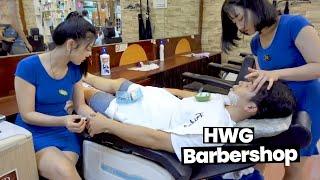 VIETNAM BARBERSHOP FULL CARE SERVICE IN HOCHIMINH - 베트남 이발소 - Part 1