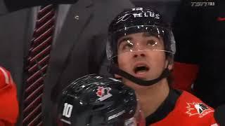 Alex Newhook of St.John's, NL - World Junior Hockey Semi Final - Game Winner - Team Canada