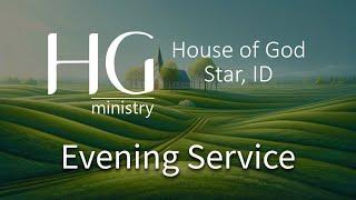 Saturday Evening Service | 04-06-2024 | HG Ministry Star