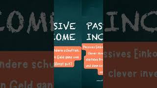 Passives Einkommen ist clever #ortsunabhängigarbeiten  #passiveincome