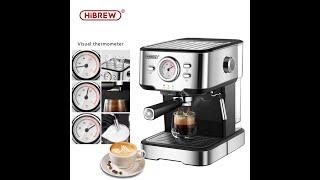 HiBREW 19 Bar Espresso Coffee Machine inox Semi Automatic  H5