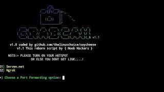  | GrabCam • A bah script for termux. It can hack a victim's camera using a simple offer page. W