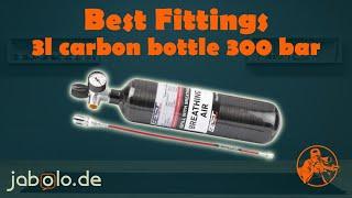 Best Fittings 3l carbon bottle 300 bar - product introduction