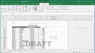 How to Add Watermark to a Worksheet in Excel 2016