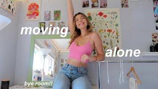 I'M MOVING OUT ALONE | packing up my room (omg)