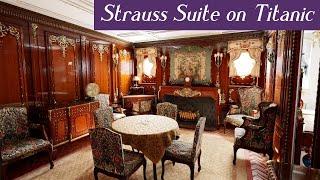 Touring Titanic's Strauss Suite | Titanic Honor & Glory Demo 401