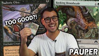 The best deck in Pauper: Jund Glee! MonoU Delver vs Jund Glee | Mtg Paper Gameplay