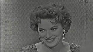 What's My Line? - Maureen O' Hara; Martin Gabel [panel] (Dec 27, 1959)