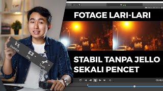 Video seperti apapun akan stabil dengan tips ini!! Shooting lari tanpa gimbal pake A7C