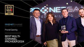 Pronet Gaming Crowned Best Multi-Channel Provider 2024 | SiGMA Asia Awards Interview