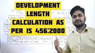 How to Calculate Development Length of Bar as Per IS 456 2000 | By Learning Technology
