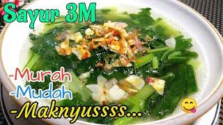 Resep Sayur Caisim-Sawi Hijau Kuah Bening | Murah Mudah  Maknyuuus...