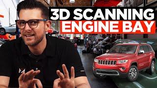 Why You Need a 3D Scanner for Car Parts - Automotive Engine Bay 3D Scanning with Vision Miner