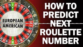 How to Predict Next Roulette Number in a Landbased Roulette - Best Method Ever !