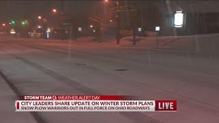 Columbus leaders share winter storm preparations