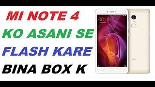 MI Note 4 Flashing.How To Flash Redmi Note 4      #minote4flash