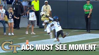 Georgia Tech QB Jeff Sims With The Moneyball To Leo Blackburn | ACC Must See Moment