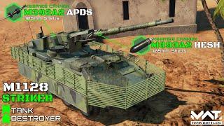 Fast But Has Low Ammo.... M1128 Striker T4 Tank Destroyer Gameplay! | MWT Tank Battles