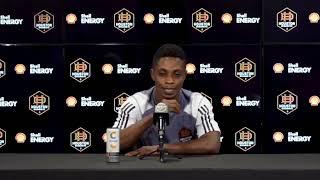 Houston Dynamo FC MF Latif Blessing Post Match Thoughts v Seattle Sounders. 6/19/24