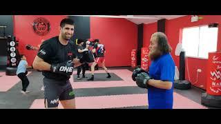 BOXING CLASS IN THE COUNTER COMBAT CLUB GYM AND MMA ACADEMY WITH COACH ABDUL HAKIM