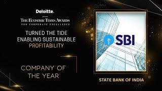 ET Awards | Company of the Year Award - SBI's Chairman, Dinesh Kumar Khara