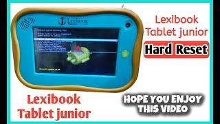 Lexibook junior tablet hard reset | Zabieee Tech