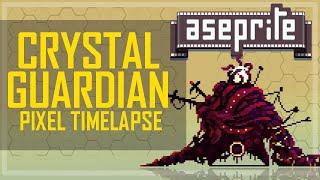 Pixel Art Timelapse #15 - The Crystal Guardian