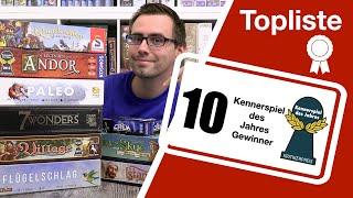 #Top 10 - Kennerspiel des Jahres Gewinner (Benny's Favoriten)