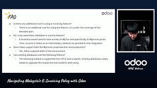 Odoo Webinar - Navigating Malaysia's E-Invoicing Policy with Odoo