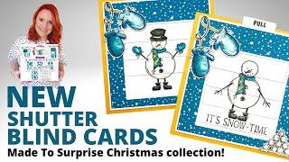 NEW Shutter Blind Cards | MTS Christmas Collection!!!