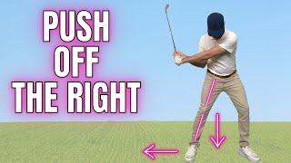 How to Push Off the Right Leg in the Downswing