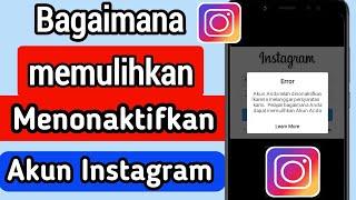 Cara Memulihkan Akun Instagram yang Dinonaktifkan. Metode Baru