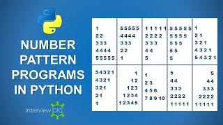 Python Pattern Programs | Triangle Number Pattern Programs in Python language