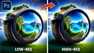 Convert a Low Resolution Graphic to a High Resolution One in Photoshop