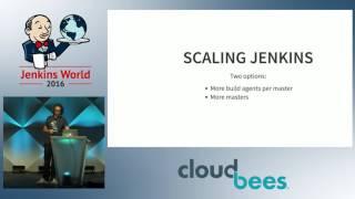 Jenkins World 2016 - Scaling Jenkins with Docker: Swarm, Kubernetes or Mesos?