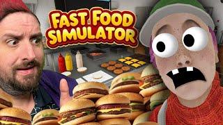 Sasha and I SWITCH Roles  Fast Food Simulator CHAOS!