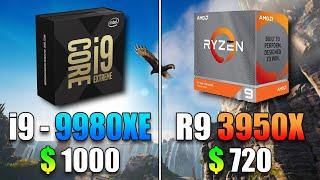 Core i9 9980XE vs Ryzen 9 3950X | PC Gaming Benchmark Test